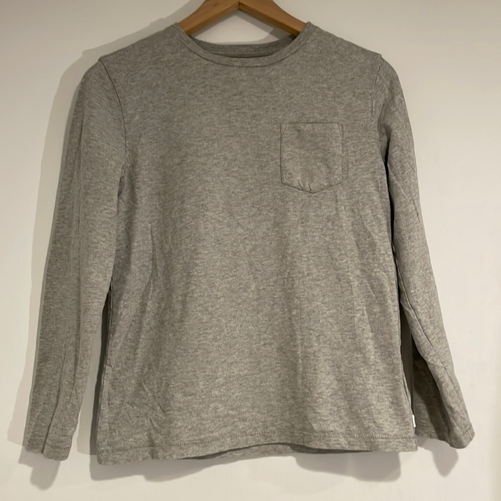 Boys gray long sleeve t-shirt
